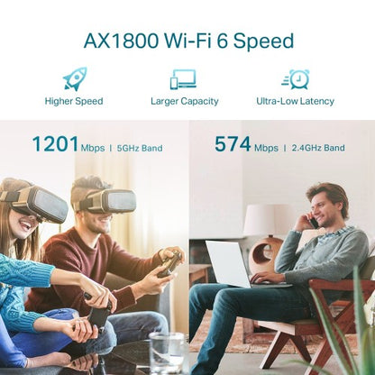 TP-Link RE605X network extender Network repeater White 10, 100, 1000 Mbit/s