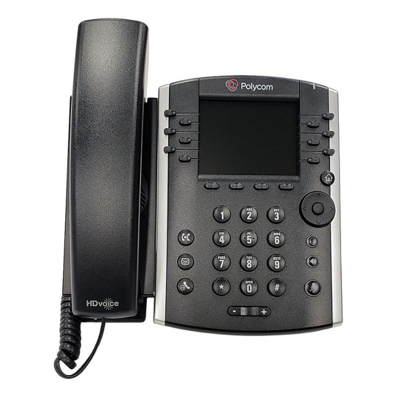 Polycom VVX410 HD Voice Multimedia Phone (2200-46162-025) – Refurbished POLYCOM