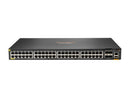 Commutateur HPE Aruba Networking Aruba 6300F 48 ports 1GbE Class 4 PoE et 4 ports SFP56 géré L3 Gigabit Ethernet (10/100/1000) Power over Ethernet (PoE) 1U Gris