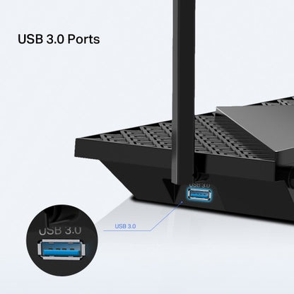 TP-Link Archer AX72 Pro wireless router Gigabit Ethernet Dual-band (2.4 GHz / 5 GHz) Black