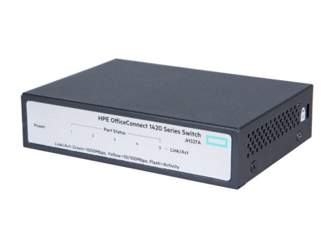 HPE JH327AR network switch Unmanaged L2 Gigabit Ethernet (10/100/1000) 1U Gray
