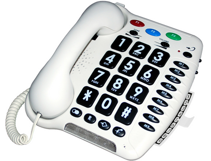 Téléphone Amplifié Geemarc CL100 | Téléphone filaire extra fort pour malentendants