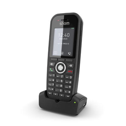 Pack Snom M430 DECT (Station de base M400 + Combiné M30) – Système téléphonique IP sans fil monocellulaire