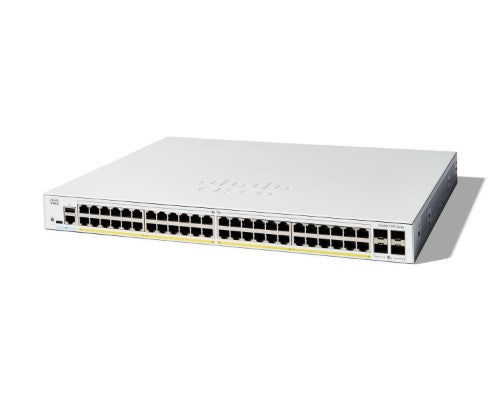 Commutateur réseau Cisco C1300-48P-4X géré L2/L3 Gigabit Ethernet (10/100/1000) Blanc