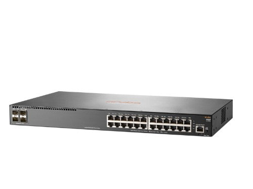 HPE Aruba Networking 2930F 24G 4SFP Géré L3 Gigabit Ethernet (10/100/1000) 1U Gris