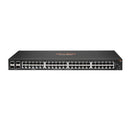 Commutateur HPE Aruba Networking Aruba 6100 48G 4SFP+ géré L3 Gigabit Ethernet (10/100/1000) 1U Noir