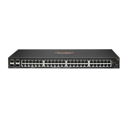 Commutateur HPE Aruba Networking Aruba 6100 48G 4SFP+ géré L3 Gigabit Ethernet (10/100/1000) 1U Noir