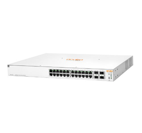 HPE Aruba Networking Instant On 1930 24G Class4 PoE 4SFP/SFP+ 370W Managed L2+ Gigabit Ethernet (10/100/1000) Power over Ethernet (PoE) 1U