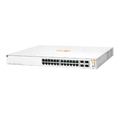 HPE Aruba Instant On 1930 24G Class4 PoE 4SFP/SFP+ 370W Managed L2+ Gigabit Ethernet (10/100/1000) Power over Ethernet (PoE) 1U