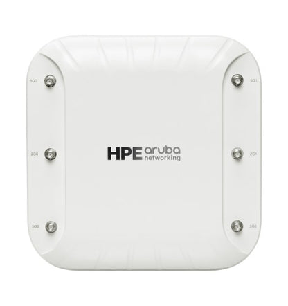 HPE Aruba Networking AP-518 (JPF1) Dual Radio 4x4/2x2 Wi-Fi 6 6xRPSMA Connectors Hardened TAA AP