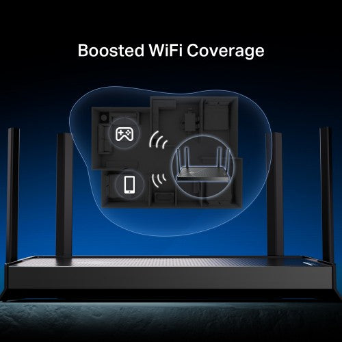 TP-Link Archer BE230 wireless router 2.5 Gigabit Ethernet Dual-band (2.4 GHz / 5 GHz) Black