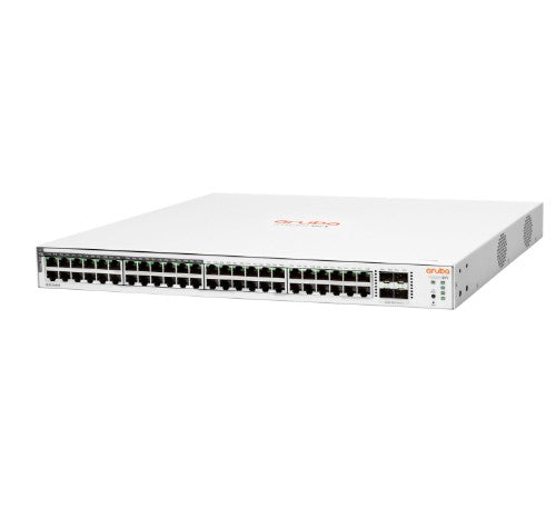 HPE Aruba Instant On 1830 48G 24p Class4 PoE 4SFP 370W Managed L2 Gigabit Ethernet (10/100/1000) Power over Ethernet (PoE) 1U