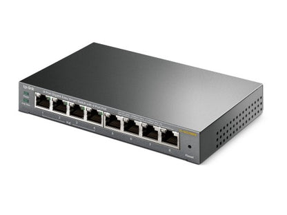 TP-Link TL-SG108PE Managed L2 Gigabit Ethernet (10/100/1000) Power over Ethernet (PoE) Black