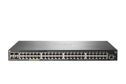 HPE Aruba Networking Aruba 2930F 48G PoE+ 4SFP+ Managed L3 Gigabit Ethernet (10/100/1000) Power over Ethernet (PoE) 1U Gray