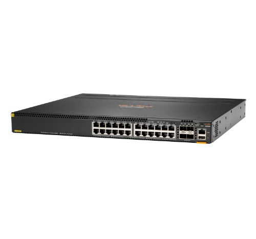 HPE Aruba 6300M 24-port 1GbE Class 4 PoE & 4-port SFP56 Managed L3 Gigabit Ethernet (10/100/1000) Power over Ethernet (PoE) 1U