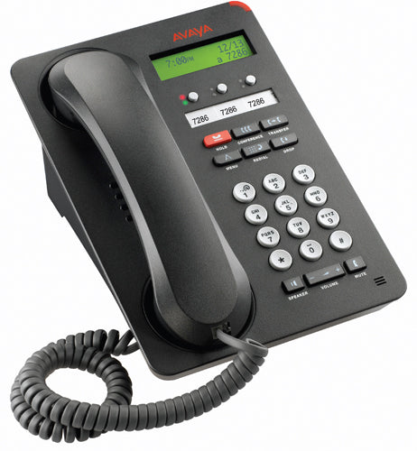 Avaya 1403 – Téléphone IP Office 3 boutons couleur charbon (Remis à neuf)