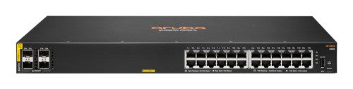 HPE Aruba 6100 24G 4SFP+ Managed L3 Gigabit Ethernet (10/100/1000) 1U