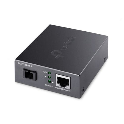 TP-Link TL-FC311B-2 network media converter 1000 Mbit/s Single-mode Black