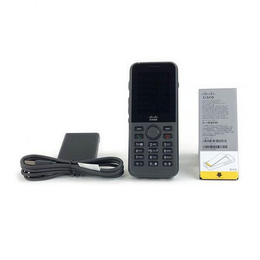 Cisco CP-8821-K9-BUN – Wireless IP Phone Kit with Handset, Battery, and Charger (New)