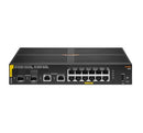 HPE Aruba 6100 12G Class4 PoE 2G/2SFP+ 139W Managed L3 Gigabit Ethernet (10/100/1000) Power over Ethernet (PoE) 1U