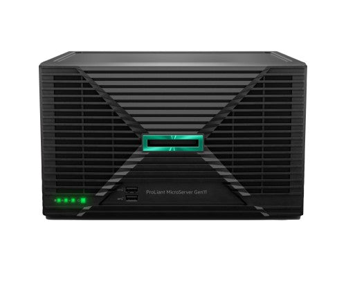 HPE ProLiant MicroServer Gen11 6325P 3.5GHz 4c 1P 1x32GB-U 4LFF-NHP 1x4TB HDD 1x180W PS NA Server