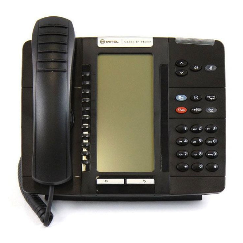 Mitel 5320E – Téléphone IP charbon (Remis à neuf)