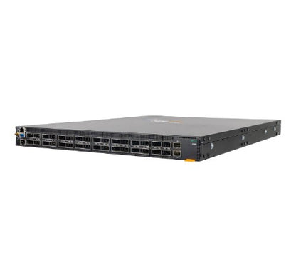 HPE Aruba Networking CX 9300S 32p QSFP28 100G 8p QSFP‑DD 400G Back‑to‑Front 6xFan 2xAC TAA Bundle Managed L3 1U