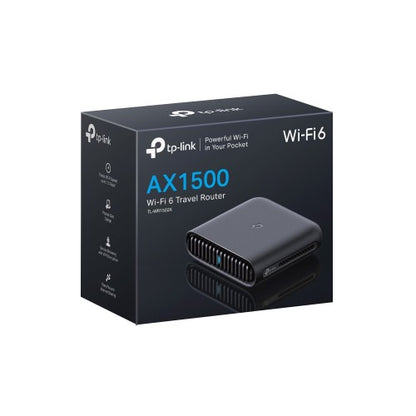 TP-Link TL-WR1502X wireless router Gigabit Ethernet Dual-band (2.4 GHz / 5 GHz) Black
