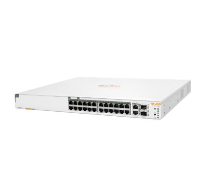 HPE Aruba Networking Aruba Instant On 1960 24G 20p Class4 4p Class6 PoE 2XGT 2SFP+ 370W Géré L2+ Gigabit Ethernet (10/100/1000) Power over Ethernet (PoE) 1U Blanc