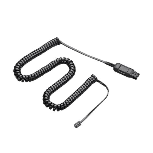 Plantronics A10 Quick Disconnect Cord (66268-02) – Headset Adapter Cable (New)