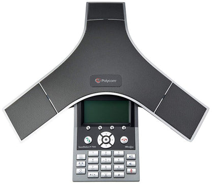 Polycom SoundStation IP 7000 (2230-40300-001) – Téléphone de conférence SIP avec adaptateur secteur (Remis à neuf)