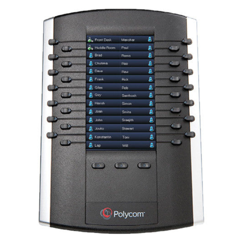Polycom VVX Expansion Module Color (2200-46350-025) – Module d’extension à écran couleur (Neuf)