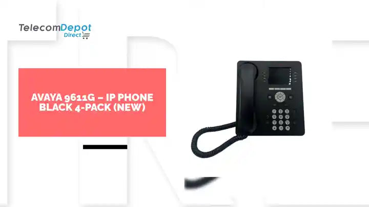 Avaya 9611G &ndash; IP Phone Black 4-Pack (New) by@Outfy