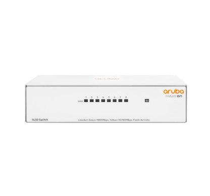 HPE Aruba Instant On 1430 8G Unmanaged L2 Gigabit Ethernet (10/100/1000)