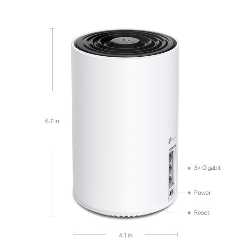 TP-Link Deco XE75 Tri-band (2.4 GHz / 5 GHz / 6 GHz) Wi-Fi 6E (802.11ax) White 3 Internal