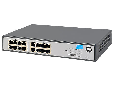 HPE OfficeConnect 1420 16G Unmanaged L2 Gigabit Ethernet (10/100/1000) 1U Gray