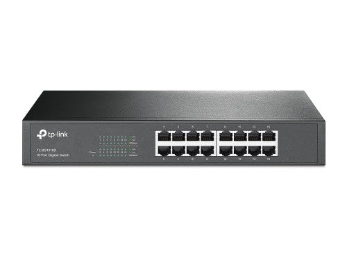 Commutateur réseau TP-Link TL-SG1016D non administré L2 Gigabit Ethernet (10/100/1000) noir