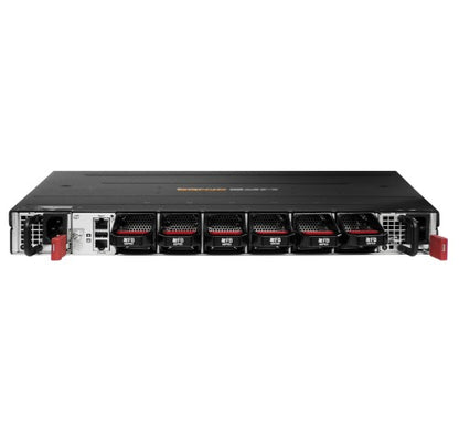 HPE Aruba Networking CX 9300S 32p QSFP28 100G 8p QSFP‑DD 400G Front‑to‑Back 6xFan 2xAC TAA Bundle Managed L3 1U