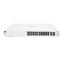HPE Aruba Networking Aruba Instant On 1960 24G 20p Class4 4p Class6 PoE 2XGT 2SFP+ 370W Géré L2+ Gigabit Ethernet (10/100/1000) Power over Ethernet (PoE) 1U Blanc