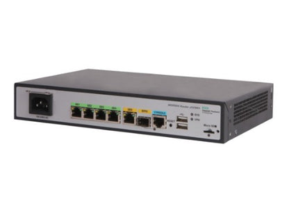 HPE MSR954 1GbE SFP 2GbE-WAN 4GbE-LAN CWv7 wired router Gigabit Ethernet Gray