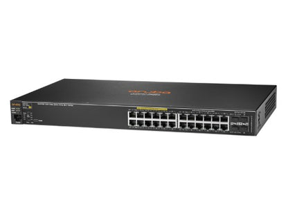 HPE Aruba Networking Aruba 2530 24G PoE+ Managed L2 Gigabit Ethernet (10/100/1000) Power over Ethernet (PoE) 1U Black