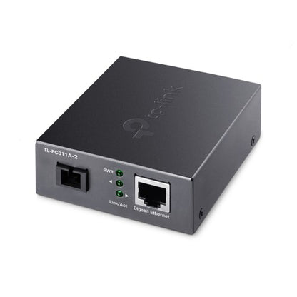 TP-Link TL-FC311A-2 network media converter 1000 Mbit/s Single-mode Black