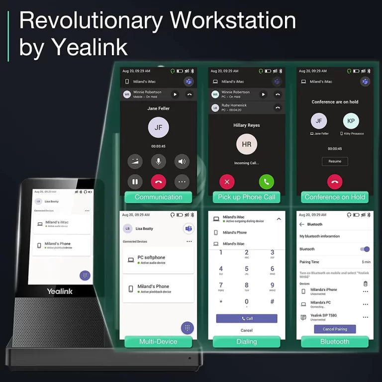 Yealink WH66 – DECT Wireless Mono Headset, Teams Edition