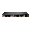 Commutateur administrable HPE Aruba Networking CX 6200F 48G Class-4 PoE 4SFP+ 740W L3 Gigabit Ethernet (10/100/1000) Power over Ethernet (PoE) 1U