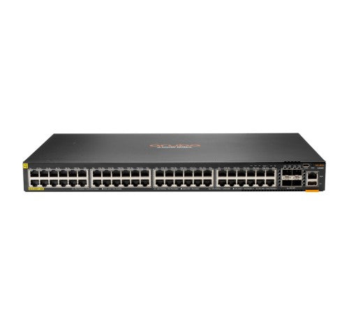 Commutateur administrable HPE Aruba Networking CX 6200F 48G Class-4 PoE 4SFP+ 740W L3 Gigabit Ethernet (10/100/1000) Power over Ethernet (PoE) 1U